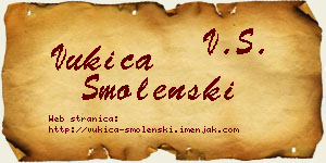 Vukica Smolenski vizit kartica